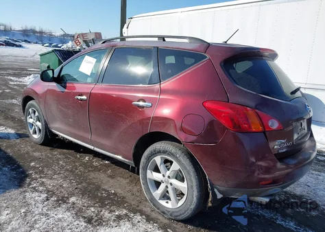 2010 Nissan Murano Sl z USA, uszkodzony, nr VIN JN8AZ1MWXAW104335